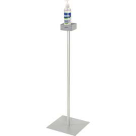 Global Industrial Hand Sanitizer Pump Bottle Stand, Silver