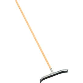 Global Industrial 24" Curved Floor Squeegee With Wood Handle