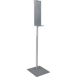 Global Industrial Universal Hand Sanitizer Dispenser Floor Stand, Height Adjustable