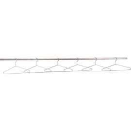 Interion Chrome Plated Hangers, Pack of 6