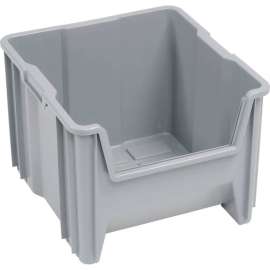 Quantum Giant Hopper Bin, 16-1/2"W x 17-1/2"D x 12-1/2"H, Gray