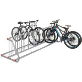 Global Industrial Double-Sided Grid Bike Rack, 18-Bike Capacity, Powder Coated Steel