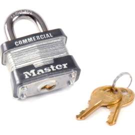 Master Lock No. 3 Keyed Padlock 3/4" Shackle Keyed Different