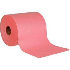 Global Industrial Quick Rags Heavy Duty Jumbo Roll, Red, 475 Sheets/Roll, 1 Roll/Case