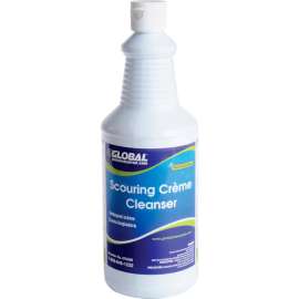Global Industrial Scouring Crme Cleanser, 1 Quart Bottle, 12/Case