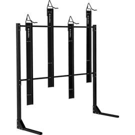 Global Industrial Indoor Vertical Fat Tire Bike Rack, 4 Bike Capacity, Black