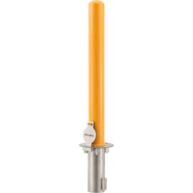 Global Industrial Removable Safety Bollard, 6" Dia. x 36"H, Yellow