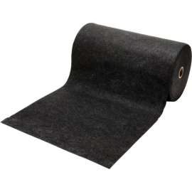 Global Industrial Universal High Traffic Sorbent Mat, Heavyweight, 30"W x 300'L, Gray