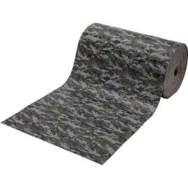 Global Industrial Universal Sorbent BattleMat, Extra Heavyweight, 30"W x 150'L, Gray