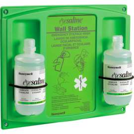 Honeywell Eye And Face Wash 16 Oz. Two Bottle Station
