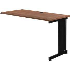 Interion 48"W Right Handed Return Table - Walnut