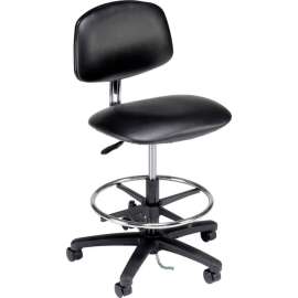 Interion ESD Stool - Vinyl - Black