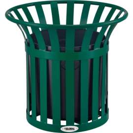 Global Industrial Steel Slat Planter - Green