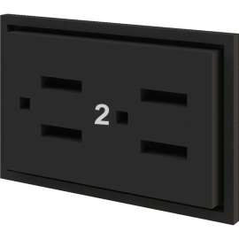 Interion Modular Partition Circuit 2 Receptacle