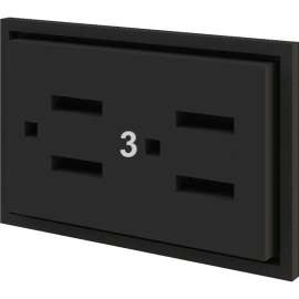 Interion Modular Partition Circuit 3 Receptacle