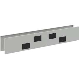 Interion Modular Partition Raceway Power Kit with Data For Baseline Raceway, 30"W