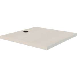 Modular Partition Desktop, 24"W x 24"D, White Ash