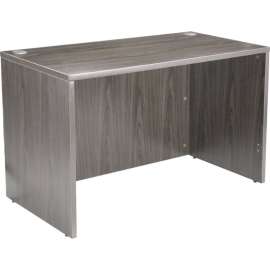 Interion Desk Shell, 48"W x 24"D, Gray