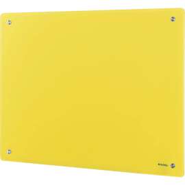 Global Industrial; Magnetic Glass Dry Erase Board - 36"W x 24"H - Yellow