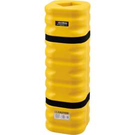 Global Industrial Narrow Column Protector, 4 - 6" Opening, Yellow