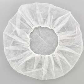Global Industrial Polypropylene Bouffant Cap, 28", White, 100/Bag