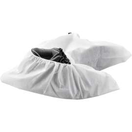 Global Industrial; Skid Resistant Disposable Shoe Covers, Size 12-15, White, 150 Pairs/Case