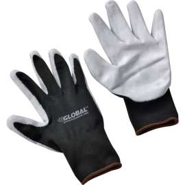 Global Industrial Foam Nitrile Coated Gloves, Gray/Black, Large, 1-Pair