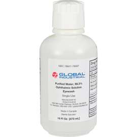 Global Industrial Emergency Eyewash, 16 Oz., 1 Bottle
