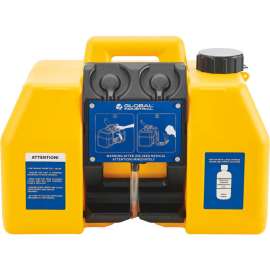 Global Industrial Gravity Fed Portable Eyewash Station, 9 Gallon