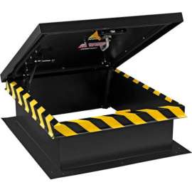 Global Industrial Galvanized Powder Coated Steel Roof Hatch, 24"L x 36"W