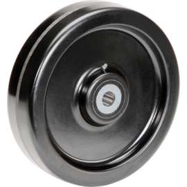 Global Industrial 12" x 3" Molded Plastic Wheel - Axle Size 1"