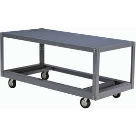 Global Industrial Portable Steel Table w/1 Shelf, 1200 lb. Capacity, 48"L x 24"W x 30"H