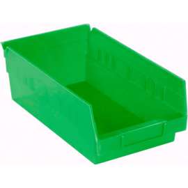 Akro-Mils Plastic Nesting Storage Shelf Bin 30150 - 8-3/8"W x 11-5/8"D x 4"H Green