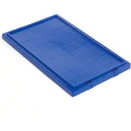 Global Industrial Lid LID201 for Stack and Nest Storage Container SNT200, Blue