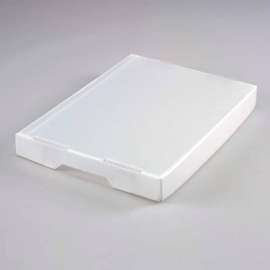 Global Industrial Corrugated Plastic Tote Lid Natural