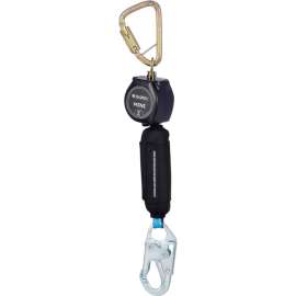 Global Industrial 6'L Mini Personal Self Retracting Lifeline, Dyneema Web