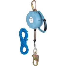 Global Industrial 30'L Contractor Self Retracting Lifeline, Galvanized Cable