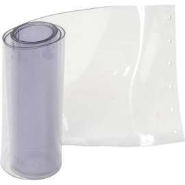 Replacement 12" x 7' Standard Clear Strip for Strip Curtain Doors