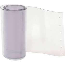 Replacement 12" x 8' Standard Clear Strip for Strip Curtain Doors