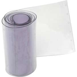 Replacement 12" x 10' Standard Clear Strip for Strip Curtain Doors
