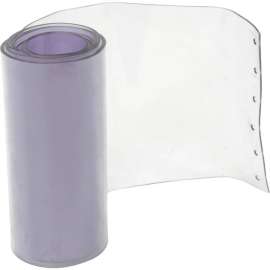 Replacement 12" x 12' Standard Clear Strip for Strip Curtain Doors