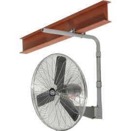 Global Industrial 24" Deluxe Oscillating Industrial I Beam Fan, 3 Speed, 8,650 CFM, 1/2 HP