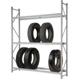 Global Industrial Truck Tire Rack 3 Tier Starter 96"W x 24"D x 120"H