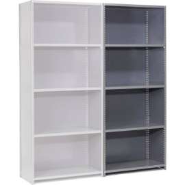 Steel Shelving 20 Ga 36" Wx30" Dx97" H Closed Clip 5 Shelves Add-On