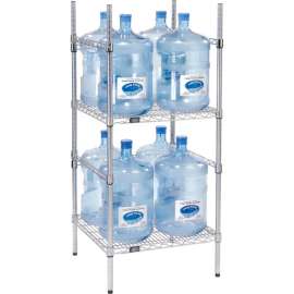 5 Gallon Water Bottle Storage Rack, 8 Bottle Capacity