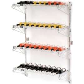 Wine Bottle Rack - Wall Mount 36 Bottle 36" x 14" x 54"