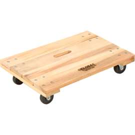 Global Industrial Hardwood Dolly with Solid Deck 36 x 24 1000 Lb. Capacity