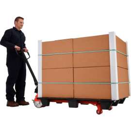 Wheel Nose Pallet Jack Truck PM5-2738-WN 27 x 38 5000 Lb. Capacity