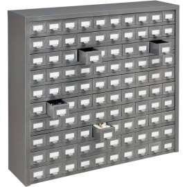 Steel Storage Drawer Cabinet - 100 Drawers 36"W x 9"D x 34-1/2"H