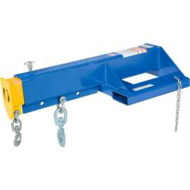 Shorty Forklift Telescopic Jib Boom Crane, 24" Centers, 8000 Lbs. Capacity